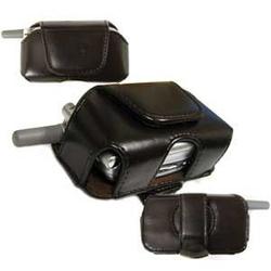 Wireless Emporium, Inc. Brown Horizontal Genuine Leather Case for Sony Ericsson W300i/Z530i