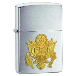 Zippo Brushed Chrome, Army Emblem