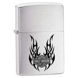 Zippo Brushed Chrome, Hd Tribal Wings