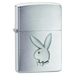 Zippo Brushed Chrome, Playboy Bunny