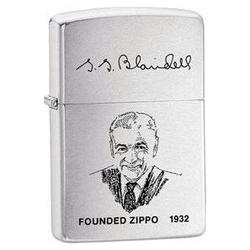 Zippo Brushed Chrome, Founder