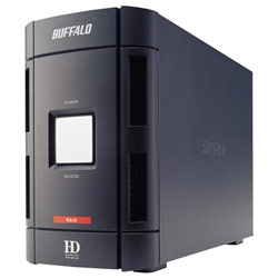 BUFFALO TECHNOLOGY (USA) INC. Buffalo 1TB DriveStation Duo Hard Drive - Dual Interface (USB 2.0 & FireWire 400) External Hard Drive