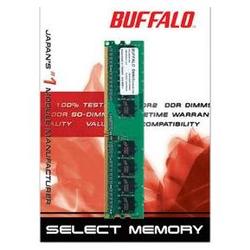 Buffalo Technology Buffalo Select 1GB DDR2 SDRAM Memory Module - 1GB - 667MHz DDR2-667/PC2-5300 - Non-ECC - DDR2 SDRAM - 240-pin DIMM