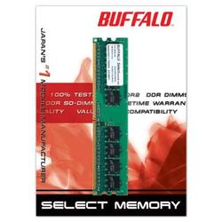 Buffalo Technology Buffalo Select 512MB DDR2 SDRAM Memory Module - 512MB - 667MHz DDR2-667/PC2-5300 - Non-ECC - DDR2 SDRAM - 240-pin DIMM