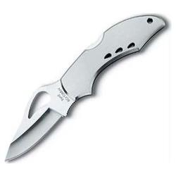 Spyderco Byrd Robin, Stainless Steel Handle, Plain