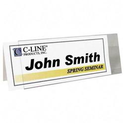 C-Line Products, Inc. C-line Rigid Name Tent Holder - Plastic