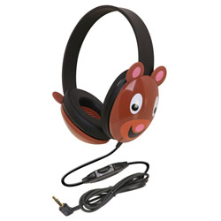 GLOBAL MARKETING PARTNERS CALIFONE KIDS STEREO/PC HEAD PHONE BEAR DESIGN BY ERGOGUYS