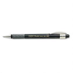 Pentel Of America CAPRI™ Retractable Ballpoint Pen, Medium Point, Black Barrel, Black Ink (PENBK94AA)