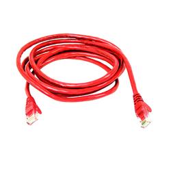 BELKIN COMPONENTS CAT6 PATCH CABLE RJ45 M/M 14 RED SNAGLESS BAG AND LABEL