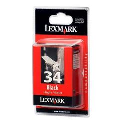 LEXMARK CATRIDGE NO.34 - BLACK - PRINT CARTRIDGE - 475 PAGES AT 5% COVERAGE