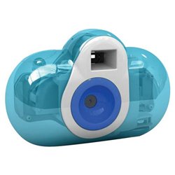 Cobra Digital COBRA DIGITAL DC150 BLUE 1.3 Megapixel 1-in-3 Squeeze Digital Transparent Camera (Blue)