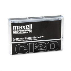 Maxell Corp. Of America COM120 audio cassette tape, 120 minutes (MAX102011)