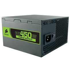 CORSAIR VALUE SELECT CORSAIR 450w VX Series 12v ATX 80 Plus Certified Power Supply