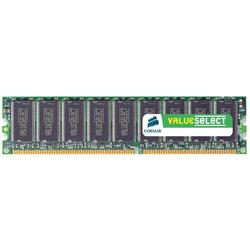 CORSAIR VALUE SELECT CORSAIR Value Select 512MB PC3200 400MHz 184-pin DDR CL2.5 Desktop Memory