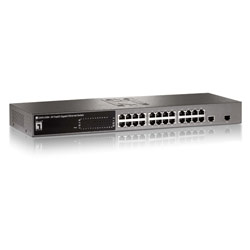 CP TECHNOLOGIES CP TECH GSW-2454 Ethernet Switch - 24 x 10/100Base-TX LAN, 2 x 10/100/1000Base-T Uplink