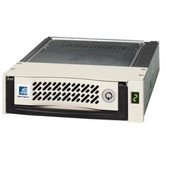 CRU Data Express 110 SATA-300 Removable HDD Enclosure - Storage Enclosure - 1 x 3.5 - 1/3H Internal Hot-swappable - White