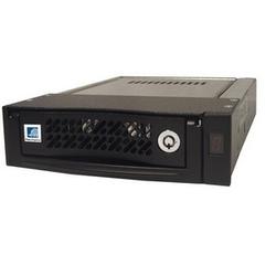 CRU Data Express 110 SATA II Removable HDD Enclosure - Storage Enclosure - 1 x 3.5 - 1/3H Internal Hot-swappable - Black