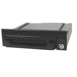 CRU Data Express 75 SCSI Carrier - Storage Enclosure - 1 x 3.5 - 1/3H Internal Hot-swappable - Black (6057-2000-0500)