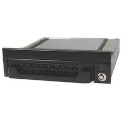 CRU Data Express 75 SCSI Frame - Storage Bay Adapter - 1 x 3.5 - 1/3H Front Accessible Hot-swappable - Black