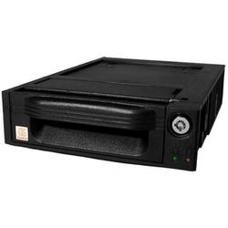 CRU DataPort 3 Removable Hard Drive Enclosure - Storage Enclosure - 1 x 3.5 - 1/3H Internal - Black