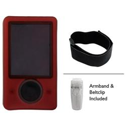 CTA Digital Brown skin case with armband for Zune