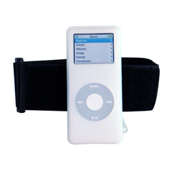 CTA Digital IP-HNAC Silicon Skin Case with Arm Band for iPod nano