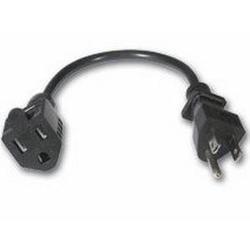CABLES TO GO Cables To Go 15ft Outlet Saver Power Extension Cord - - 15ft - Black