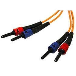CABLES TO GO Cables To Go - 1M Multimode ST/ST Fiber Duplex Patch Cable 62/125 (Orange)