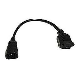 CABLES TO GO Cables To Go 1ft Monitor Power Adapter Cable - - 1ft - Black