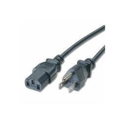 CABLES TO GO Cables To Go 25ft Universal Power Cord - - 25ft - Black