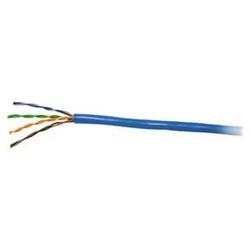 CABLES TO GO Cables To Go - 500ft CAT5E 350Mhz Solid PVC CMR Cable Blue