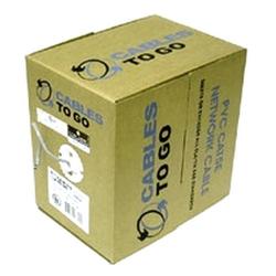 CABLES TO GO Cables To Go Cat5e Network Cable - 1000ft - Gray