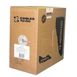 CABLES TO GO Cables To Go Cat5e Network Cable - 1000ft - White