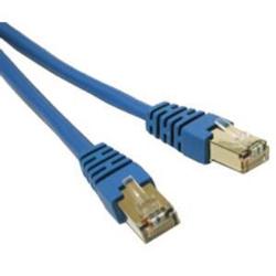 CABLES TO GO Cables To Go Cat5e STP Cable - 1 x RJ-45 - 1 x RJ-45 - 25ft - Blue