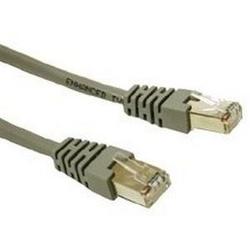 CABLES TO GO Cables To Go Cat5e STP Cable - 1 x RJ-45 - 1 x RJ-45 - 50ft - Gray