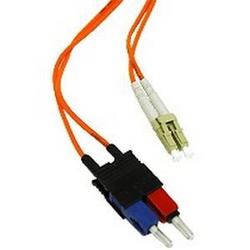 CABLES TO GO Cables To Go Duplex Fiber Optic Patch Cable - 2 x LC - 2 x SC - 6.56ft - Orange