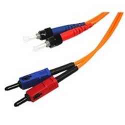 CABLES TO GO Cables To Go Duplex Fiber Optic Patch Cable - 2 x SC - 2 x ST - 3.28ft - Orange