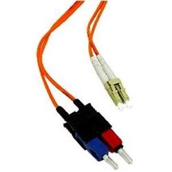 CABLES TO GO Cables To Go Duplex Fiber Patch Cable - 2 x LC - 2 x SC - 13.12ft - Orange