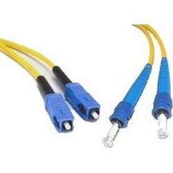CABLES TO GO Cables To Go Duplex Fiber Patch Cable - 2 x SC - 2 x ST - 16.4ft - Yellow