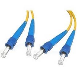 CABLES TO GO Cables To Go Duplex Fiber Patch Cable - 2 x ST - 2 x ST - 3.28ft - Yellow