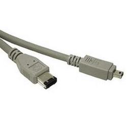 CABLES TO GO Cables To Go FireWire Cable - 1 x FireWire - 1 x FireWire - 14.76ft - Gray (20899)