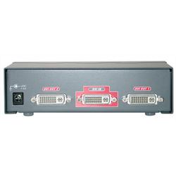 CABLES TO GO Cables To Go Impact Acoustics DVI-D Splitter - 1 x DVI-D Video In, 2 x DVI-D Video Out - 1600 x 1200