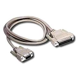 CABLES TO GO Cables To Go Modem Cable - 1 x DB-9 - 1 x DB-25 - 6ft - Beige
