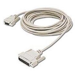 CABLES TO GO Cables To Go Null Modem Cable - 1 x DB-25 Serial - 1 x DB-9 Serial - 6ft - Beige