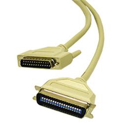 CABLES TO GO Cables To Go Printer Parallel Cable - 1 x DB-25 - 1 x Centronics Device - 50ft - Beige