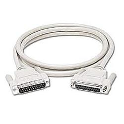 CABLES TO GO Cables To Go Serial Extension Cable - 1 x DB-25 Serial - 1 x DB-25 - 25ft - Beige