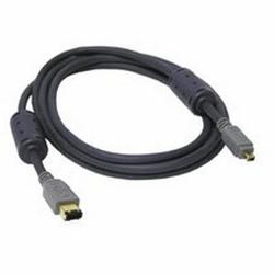 CABLES TO GO Cables To Go Ultima FireWire Cable - 1 x FireWire - 1 x FireWire - 9.84ft - Charcoal