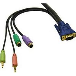 CABLES TO GO Cables To Go Ultima Keyboard / mouse / video / audio extension cable - 15ft - Charcoal