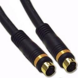 CABLES TO GO Cables To Go Velocity Interconnect S-Video Cable - 1 x mini-DIN Audio/Video - 1 x mini-DIN Audio/Video - 75ft - Blue