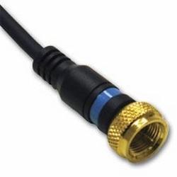 CABLES TO GO Cables To Go Velocity Video Cable - 1 x F-connector - 1 x F-connector - 12ft - Blue